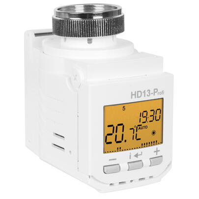 Heizkrperthermostat, HD13-Profi, digital, 6 Temperaturstufen und 6 Temperaturnderungen pro Tag