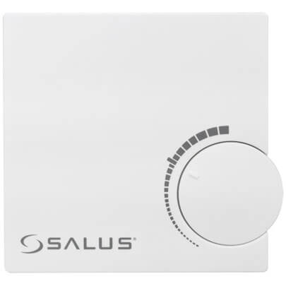 AP-Raumthermostat, 230V/1A, +5 bis +30, fr Flchen-, Radiatoren- und Konvektorenheizungen, wei