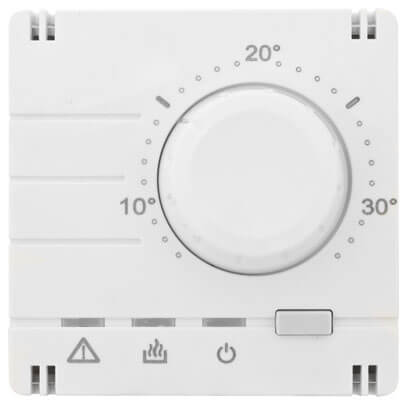 Aufsatz, fr Raumthermostat-Einsatz, analog, MERIDIAN, reinwei