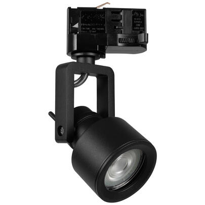 Schienenstrahler, 1 x GU10/10W, schwarz