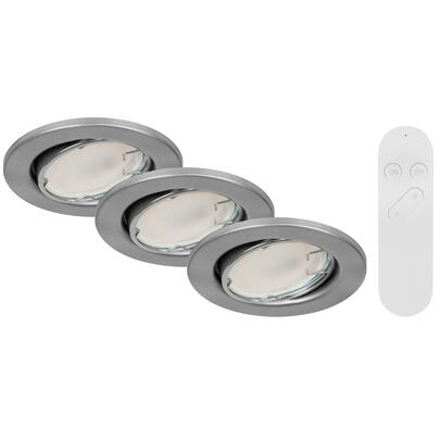 Einbaustrahler-Set, B Smart, 3x LED/GU10/4,9W, 400 lm, 2700K-6500K + RGB, DA- 68