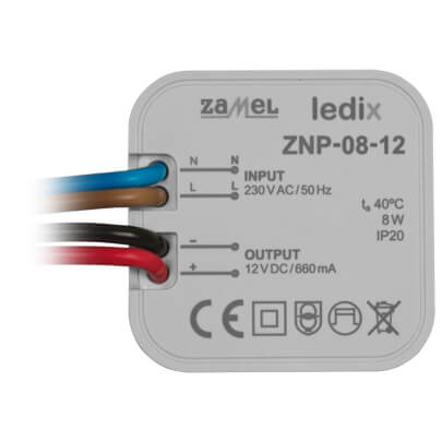 LED-Netzteil, 12V-DC/8-15W