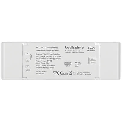 LED-Netzteil, 24V-DC/75 - 150W