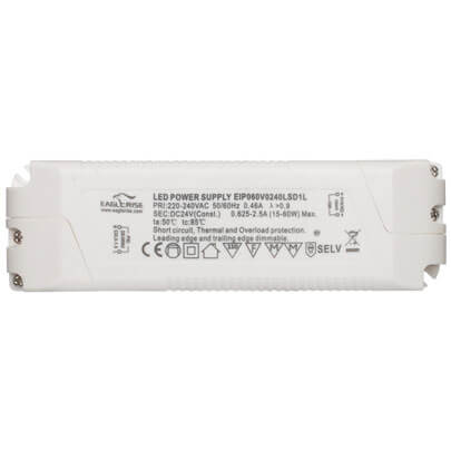 LED-Netzteil, 24V-DC/15-60W, dimmbar