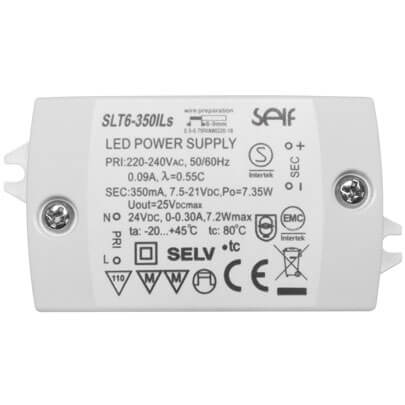 LED-Treiber/Netzteil 6W/350mA, oder 24V/6W