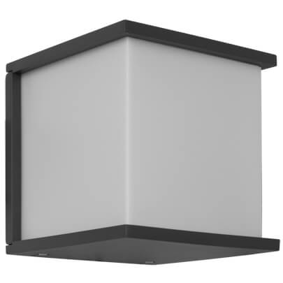 LED-Außenwandleuchte, BOX CUBE, 1 x E27/15W