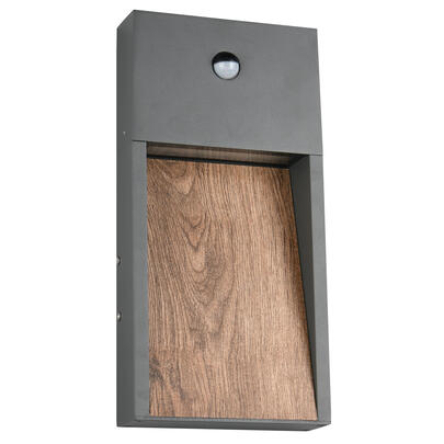 Auenwandleuchte, SALMON, LED/11W, 1.200 lm, 3000K, mit IR-Sensor