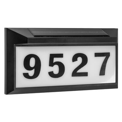 Solar-Hausnummernleuchte, LED, 15 lm, mit D�mmerungssensor