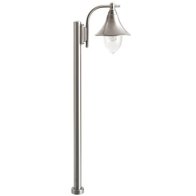 Auenstandleuchte, LAMPARA INOX, 1 x E27/100W