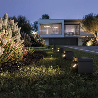 Solar-Bodenleuchte, ALEA, LED/2,2W, 194 lm, 3000K