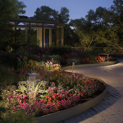 Solar-Standleuchte, SCOTTY, LED/2,6W, 210 lm, 3000K