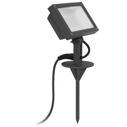 Auenstrahler mit Erdspie, LED/12W, Zuleitung 5 m