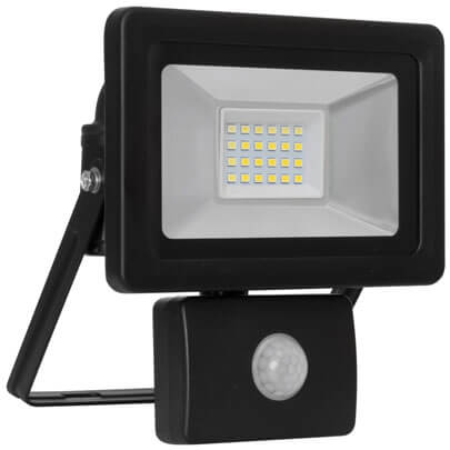 Auenstrahler, LED/20W/2.200 lm, 4000K, mit IR-Sensor