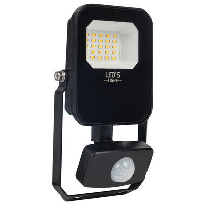 Auenstrahler, LED/10W - 30W, 4000K, mit PIR-Sensor