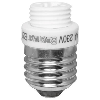 Adapterfassung, von E27 auf G9