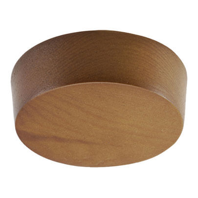Verteilerdose, Holz lackiert