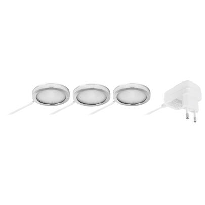 LED-Unterbauleuchten-Set, 3x LED/1,8W