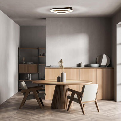 Deckenleuchte, CIRCULO, LED/55W, 4.200 lm,  600