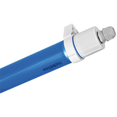 LED-Feuchtraumleuchte,  INDUSTRY LUX TUBOLA,  LED/30W, 900 lm, blau
