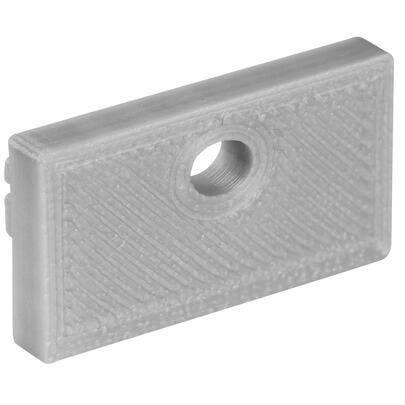 Kunststoffendkappe, f�r Alu-Profil Exo-N3_24, mit �ffnung