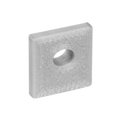 Kunststoffendkappe, f�r Alu-Profil Exo-A2_13, mit �ffnung