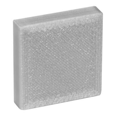 Kunststoffendkappe, f�r Alu-Profil Exo-N2_16, geschlossen