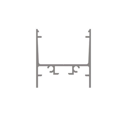 U-Profil aus Aluminium eloxiert, fr Strips bis B 24 mm, B 30, H 30, L 2.000