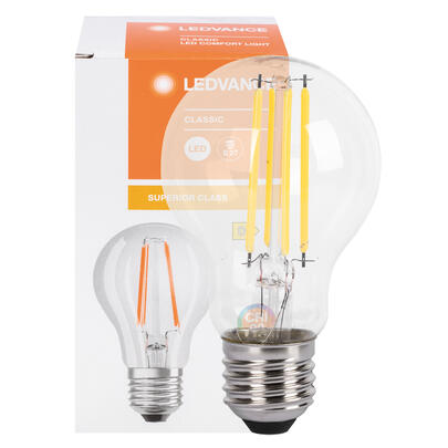 LED-Filament-Lampe, SUPERIOR CLASSIC A, AGL-Form, klar, E27, 2700K