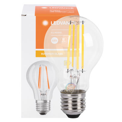 LED-Filament-Lampe, SUPERIOR CLASSIC A, AGL-Form, klar, E27/7,5W (75W), 1.055 lm, 2700K