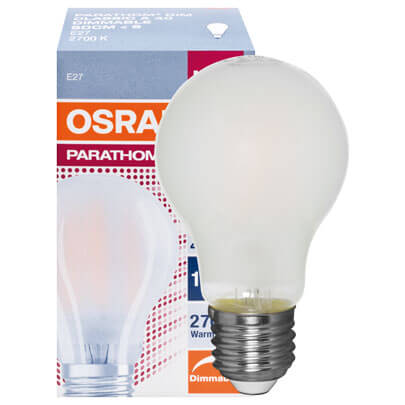 LED-Filament-Lampe, ADVANCED RETROFIT CLASSIC A, AGL-Form, matt,  E27, 2700K