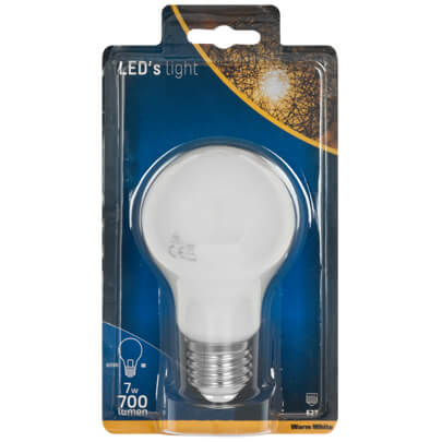 LED-Filament-Lampe, AGL-Form, E27/7W (60W), 700 lm, opal