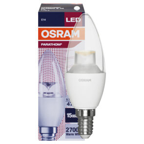 LED-Kerzenlampe, klar, PARATHOM CLASSIC B,  E14