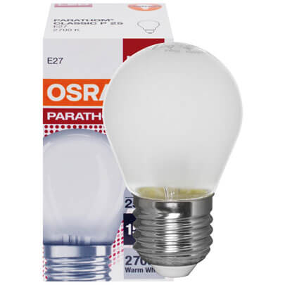 LED-Filament-Lampe, RETROFIT CLASSIC P, Tropfen-Form, matt, E27, 2700K