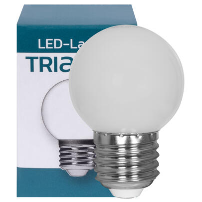 LED-Lampe, Tropfen-Form, matt, E27/1W, 40 lm, 3000K