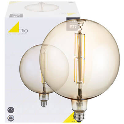 LED-Deko-Leuchtmittel, Globe, E27/8W, 560 lm, 2700K