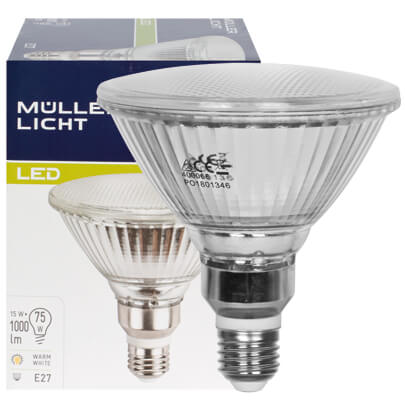 LED-Reflektorlampe, PAR38, E27/15W (75W), 1.000 lm, 2700K