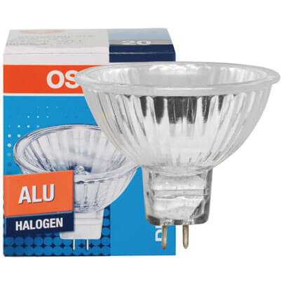 Halogenlampe, Kaltlicht- Reflektor, DECOSTAR 51  ALU, 12V/GU5,3,  Abstrahlwinkel WDL 36