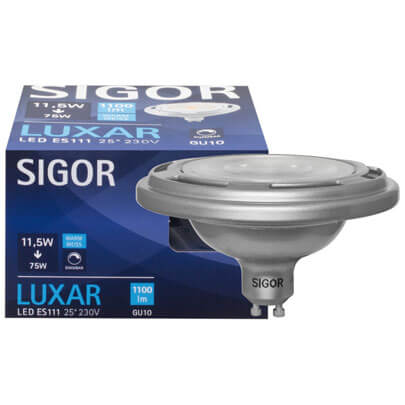 LED-Reflektorlampe,  ES111, LUXAR,  GU10/11,5W (100W), 1.100 lm