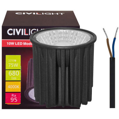LED-Modul, PAR/MR16, LED/10W (75W), 600 lm, 4000K, H 50