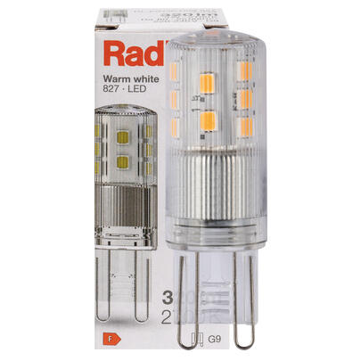 LED-Stiftsockellampe, klar, LED STAR PIN, G9/3W (30W), 320 lm, 2700K