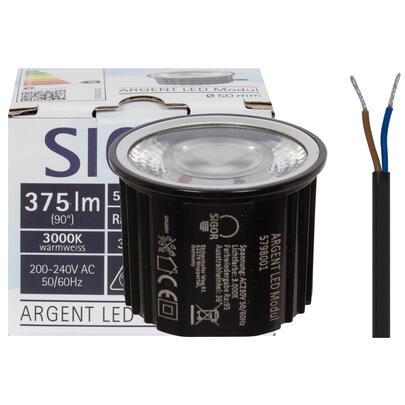 LED-Modul, PAR/MR16, ARGENT, LED/5,5W, 380 lm, 3000K