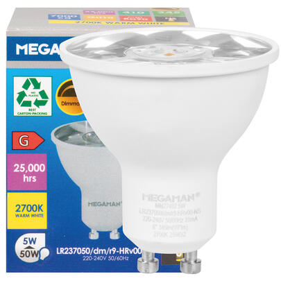 LED-Reflektorlampe, PAR16, SUPER-SPOT, GU10/5W (50W), 345 lm, 2700K, Abstrahlwinkel 6�