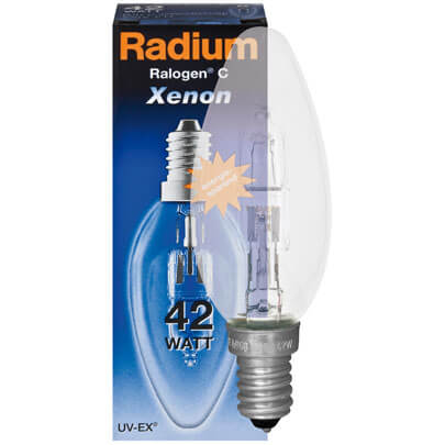 HV-Halogenlampe, RALOGEN C XENON, E14/30W, 405 lm