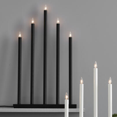 Weihnachtsleuchter, HOLY, 5 x E10/55V/3W