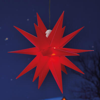 Weihnachtsstern, LED, � 250, rot