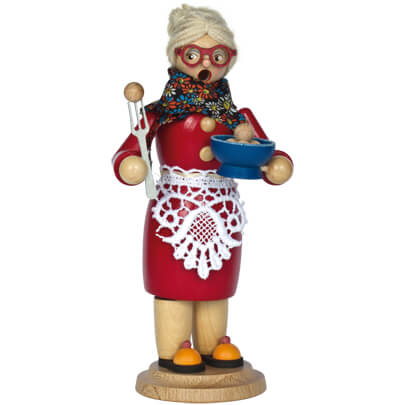 Rucherfigur, OMA MIT SCHRZE