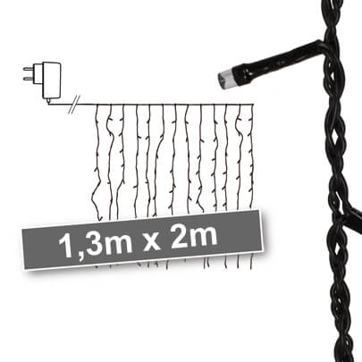 LED-Minilichtervorhang, 120 superwarmweie LEDs