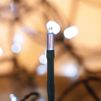 LED-Minilichterkette, 80 weie LEDs