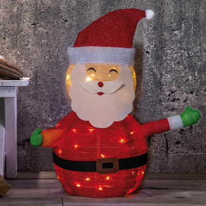 Weihnachtsmann, TECIDY, 45 warmweie LEDs