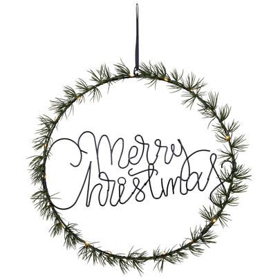 LED-Ring, Merry Christmas, 20 warmweie LEDs